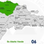 COE coloca seis provincias en alerta verde por posibles lluvias y tormentas eléctricas